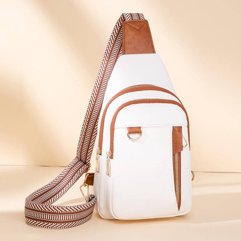 Kožená taška přes rameno Taška přes rameno Multifunkční voděodolná crossbody taška pro ženy