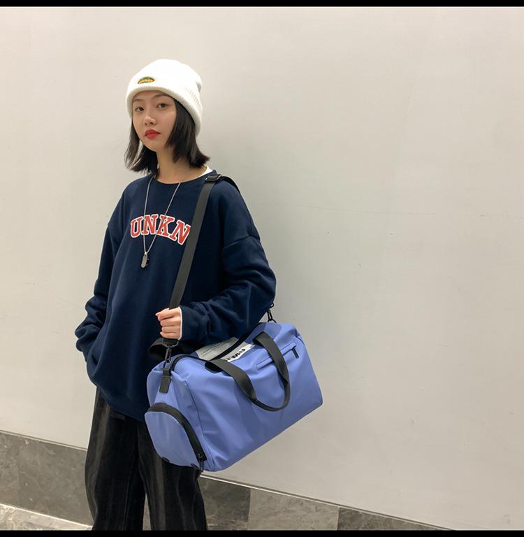 Geantă sport ușoară: Călătorii pentru studenți, Yoga, Fitness, Separare uscată/umedă, Distanță scurtă, Bagaj de mână.