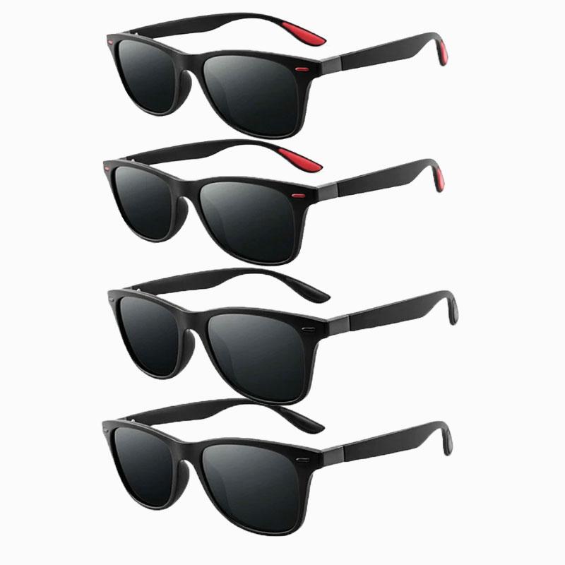 

4 шт. Ретро Солнцезащитные очки Мужские Женские Модные Спортивные Водительские Винтажные Солнцезащитные очки для Мужчин Женщин Дизайнерские Шейды Очки Де Соль