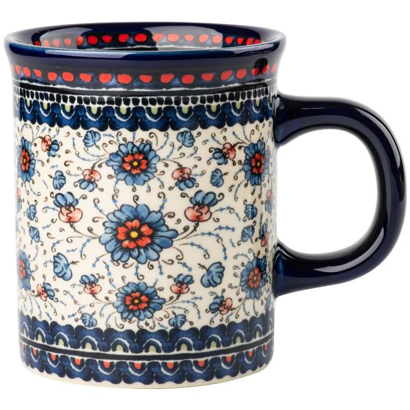 European ceramic mug household retro coffee cup couple cup breakfast cup teacup high value water mugs girl