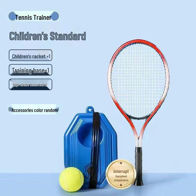 Tennis Trainer Racket Set: Adult & Kids Rebound Net Racket for Home Use