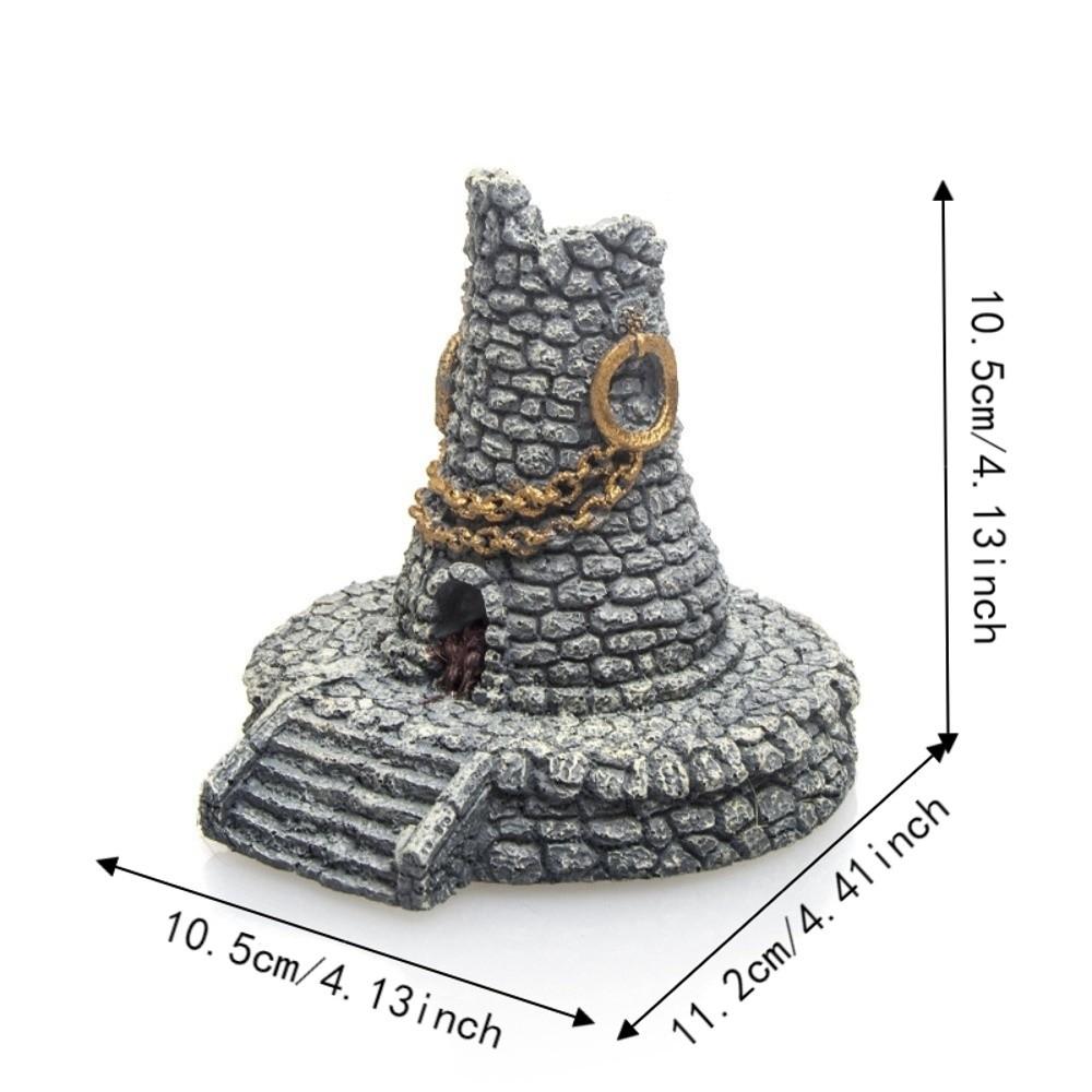 Creative Chimney Aquarium Bubbler Simulation Fish Shelter Hiding Spots Landscaping