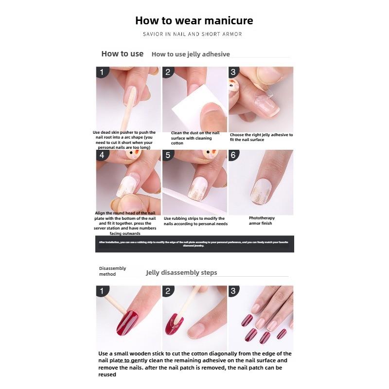 30 Piece Box, Wearable, Detachable, Nail Art