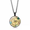 Amulet Magic Lucky Symbol Evil Eye Women's Jewelry Retro Pendant Necklace