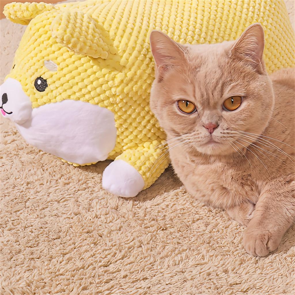 Cute Plush Dog Toy , Squeaky Interactive Chew Toy For Puppies & All Dog Breeds