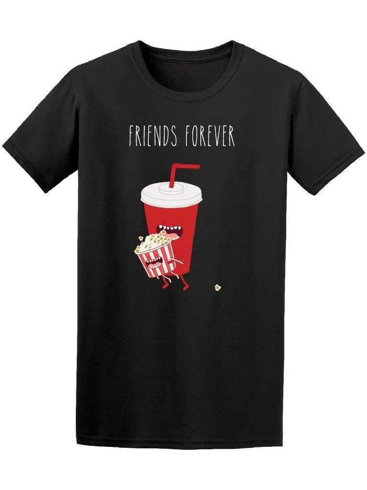 

Friends Forever Popcorn Cinema TShirt 100 Cotton ONeck Summer Short Sleeve Casual Mens Tshirt Size S3XL 4XL