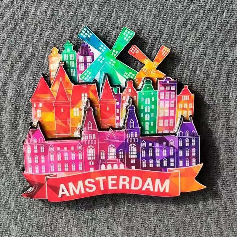 Wooden Fridge Magnets for Refrigerator Decor America India Thailand Australia Italy Netherlands Mexico Vantage Magnet Souvenir