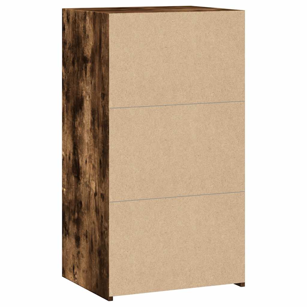 Sideboard Smoked Oak 50x41x93 cm Wood Based Material
