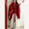 Original Wei, Jin Style Hanfu, Southern And Northern Dynasties Embroidered Large Sleeves, Cross Collar, Special-shaped Apron And Torn Skirt