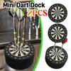 2PCS Mini Dart Holder EVA Foam Mini Dart Dock Dart Base Station Dartboard Design Soft Dart Stand Outdoor Home Family Party Games