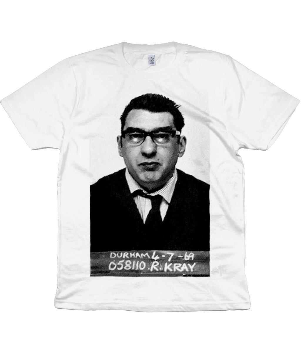 Ronnie Kray - Prison Mug Shot -1969 - Organic T-Shirt Mens Womens Tees Top S
