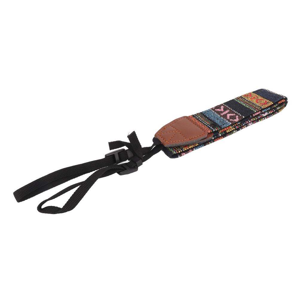 Camera Strap Vintage Ethnic Style Adjustable Length Canvas Camera Shoulder Neck Strap for SLP Universal 40.55in