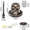Skull Smoker Set, Cocktail Smoker, Ceramic Whiskey Smoker