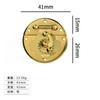 10pcs Antique Box Buckle Gift Wooden Box Chinese Ancient Bronze Lock Buckle Single Eye Buckle Hand 53mm Jewelry Box Hardware
