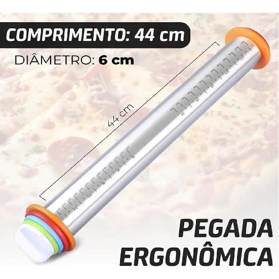 Adjustable Roller 43cm For Pizza Dough And Cookies H/