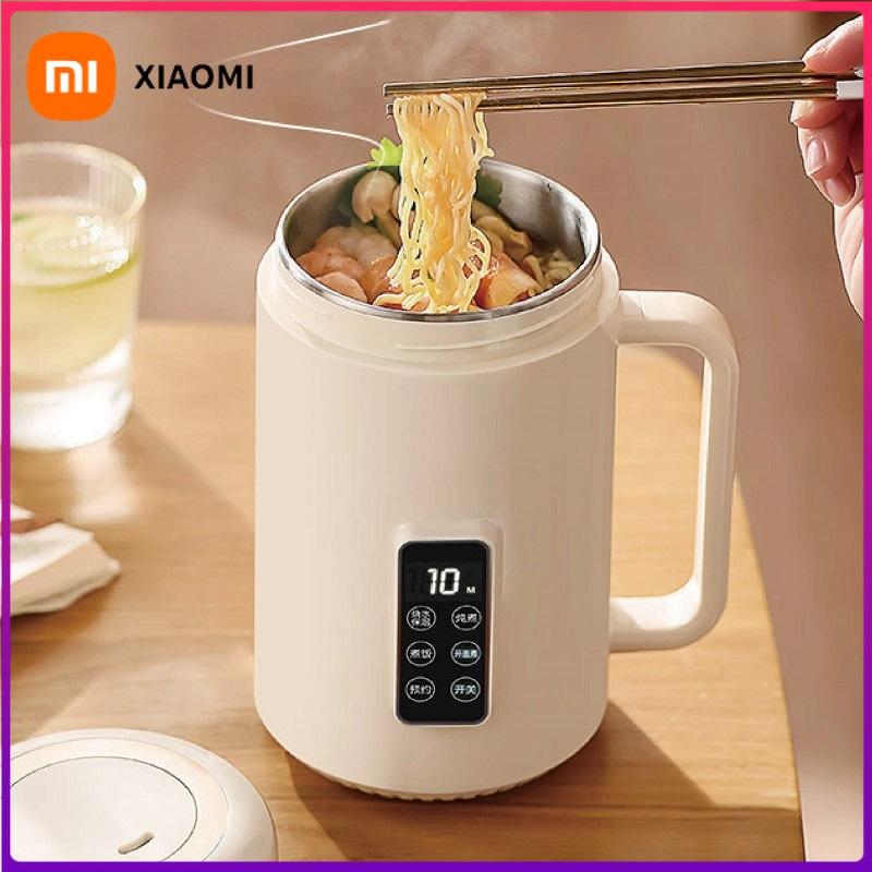 Xiaomi 500W Electric Kettle 12h Appointment Porridge Special Pot Portable 304 Stainless Steel Health Cup Multifunctional Rice Cooker 1L
