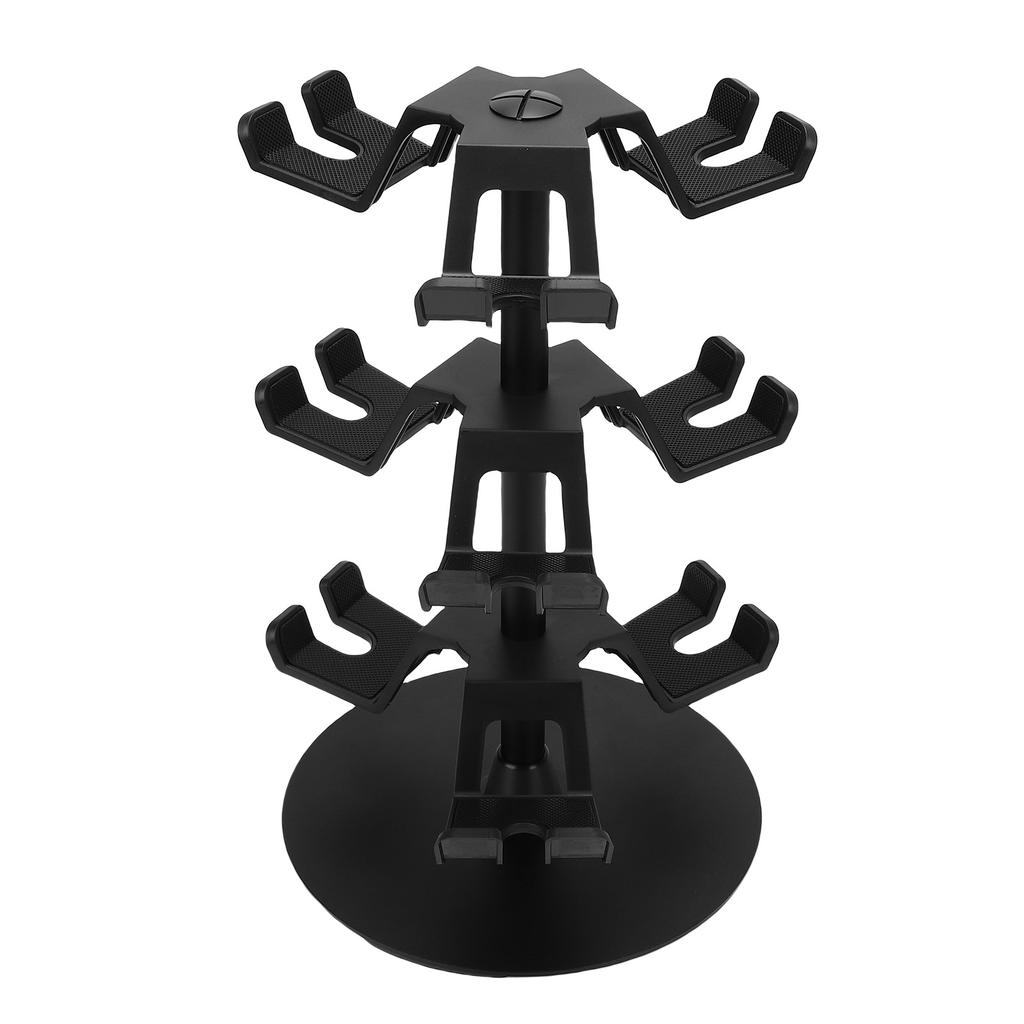3 Tiers Game Controller Holder Fit for SWITCH 2 Gaming Controller Headphones Organizer Desktop Rotatable Headset Stand