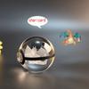 Night Light LED Lamp for Kids Present Engraved Crystal Glass Poke Ball Crystal Pokeball Charizard