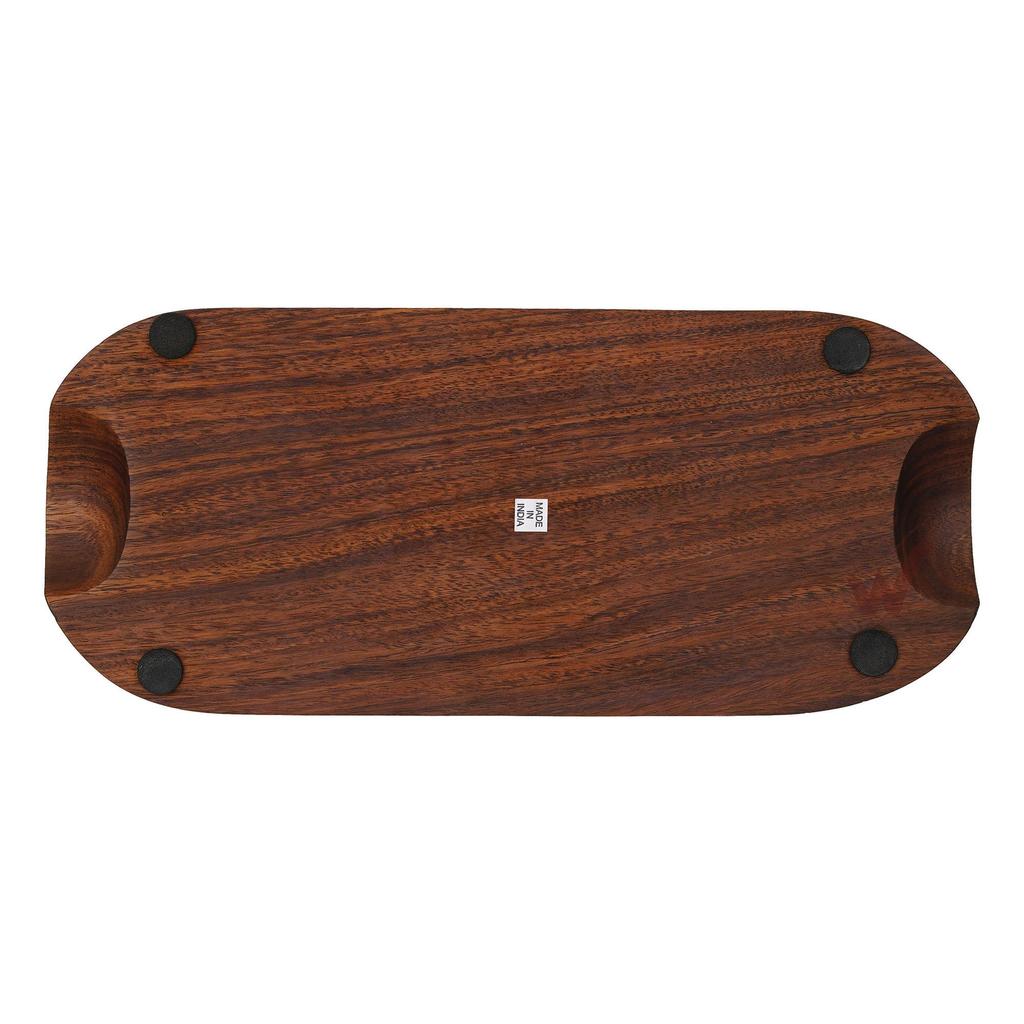 Bandeja de Ovos Ergonômica Feita à Mão Personalizada de Jacarandá Indiano Wrightwood - 12 Ovos