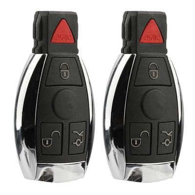 2PCS Smart Car Remote Control Key Fob IYZ3312 For Mercedes Benz
