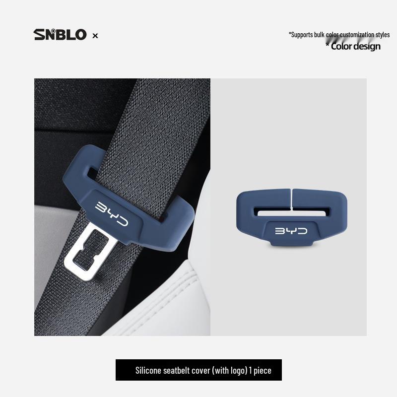 Compatible with seat belt and anti-collision cover modifications for BYD Qin Plus, Seagull, Dolphin, Seal, and Song Plus models.
