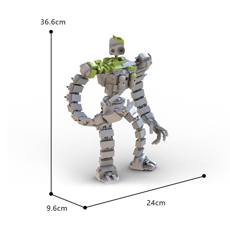 Buildmoc Obří Anime Figurky Velký Robot Model MOC Sada Stavebnice Hračky pro Děti Děti Dárky Hračky Kostky