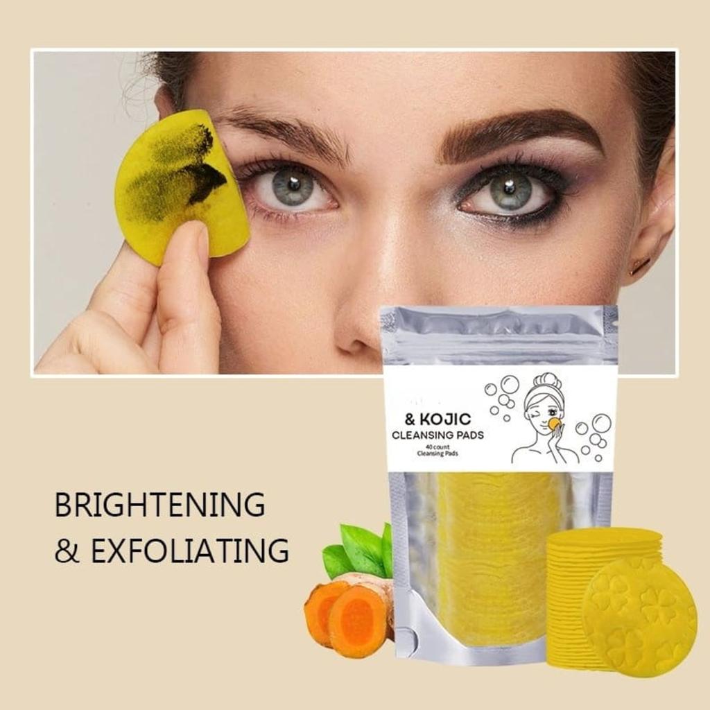 Cleansing Pads  Kojic  Cleansing Pads Exfoliating Facial Cleansing