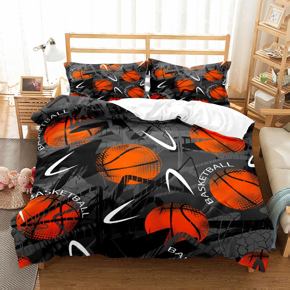 Fantastic Basketball Duvet Cover Set Uk Single Double King US Twin Full Queen King Bed Linen Set