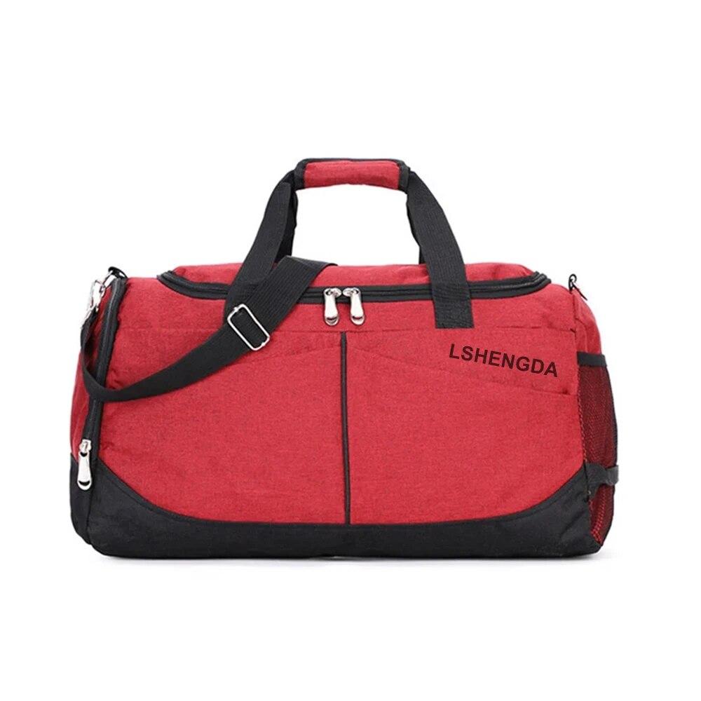 

Многофункциональная спортивная сумка для женщин и мужчин, дорожная сумка, стильная однотонная сумка для йоги, прочная тренировочная сумка для фитнеса