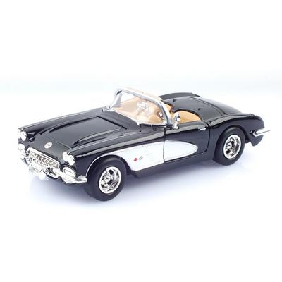 MOTORMAX 1:24 Replica 1959 Chevrolet Corvette Diecast Auto Model MTX732166BK