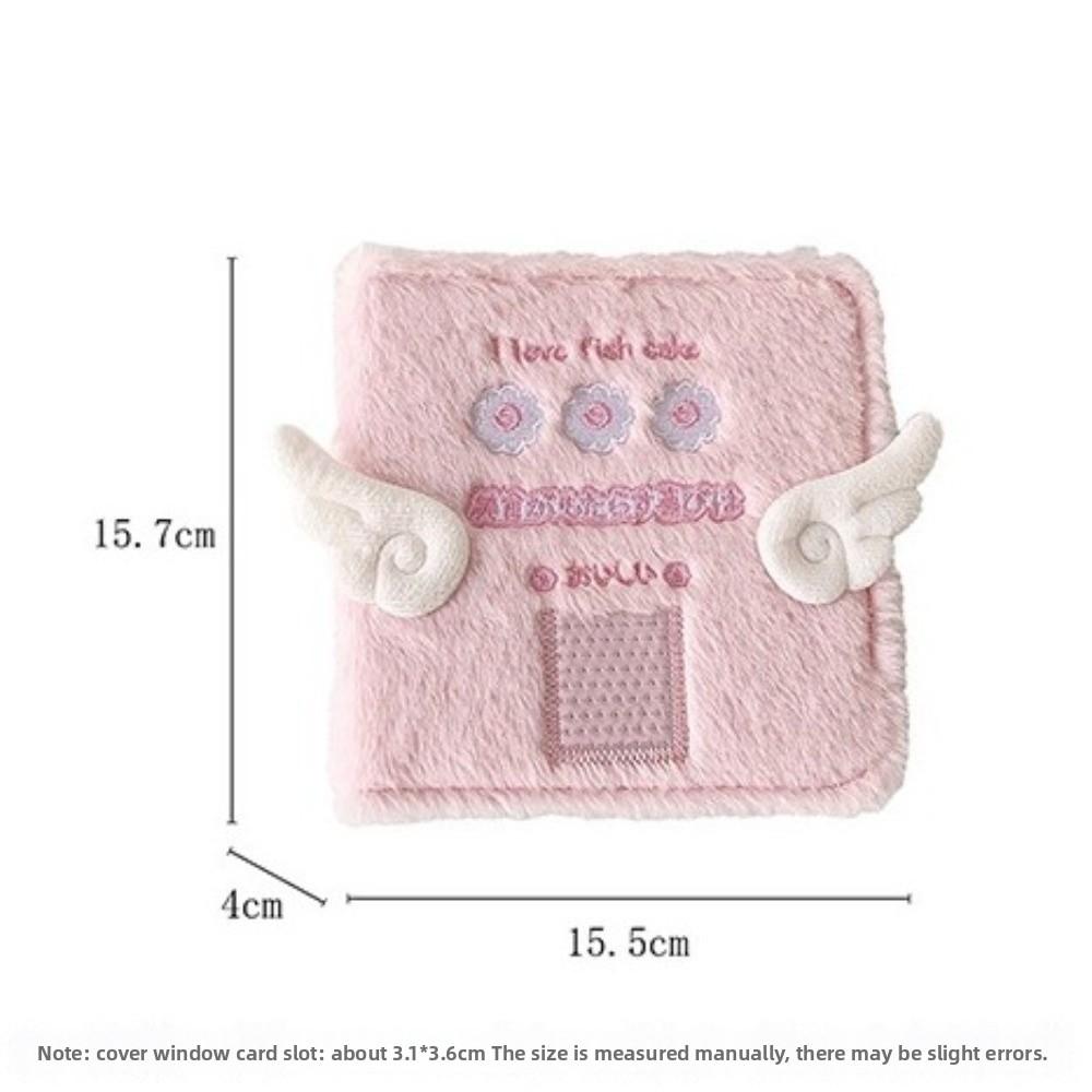 Durable A7 Photo Card Holder Plush Binder Stationery Supplies Kpop Idol Photo Cards Collect