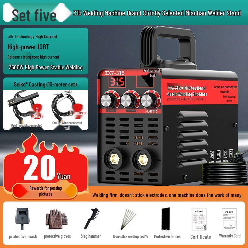 Da Han Dual-Use 220V/380V Portable Inverter Electric Welder