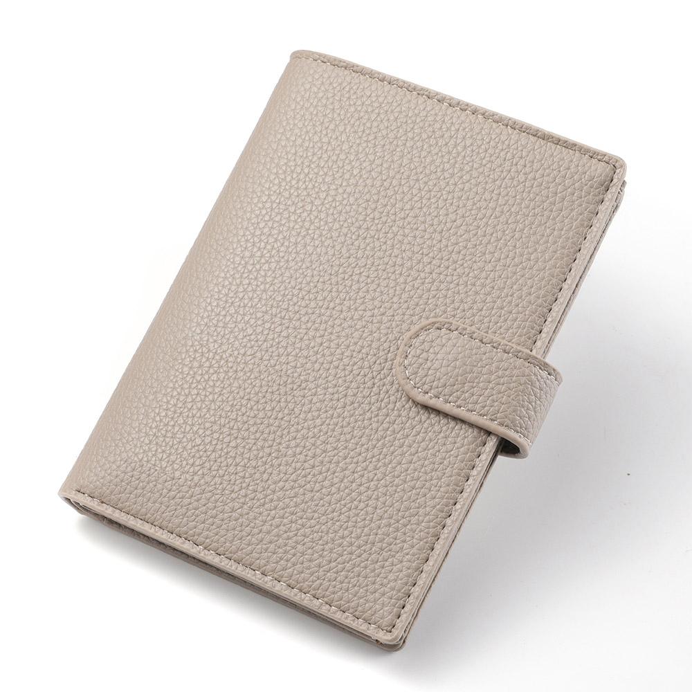 Stylish Travel Leather Passport Bag Multi-Card Card Holder Portable Multi-Function Men's Wallet