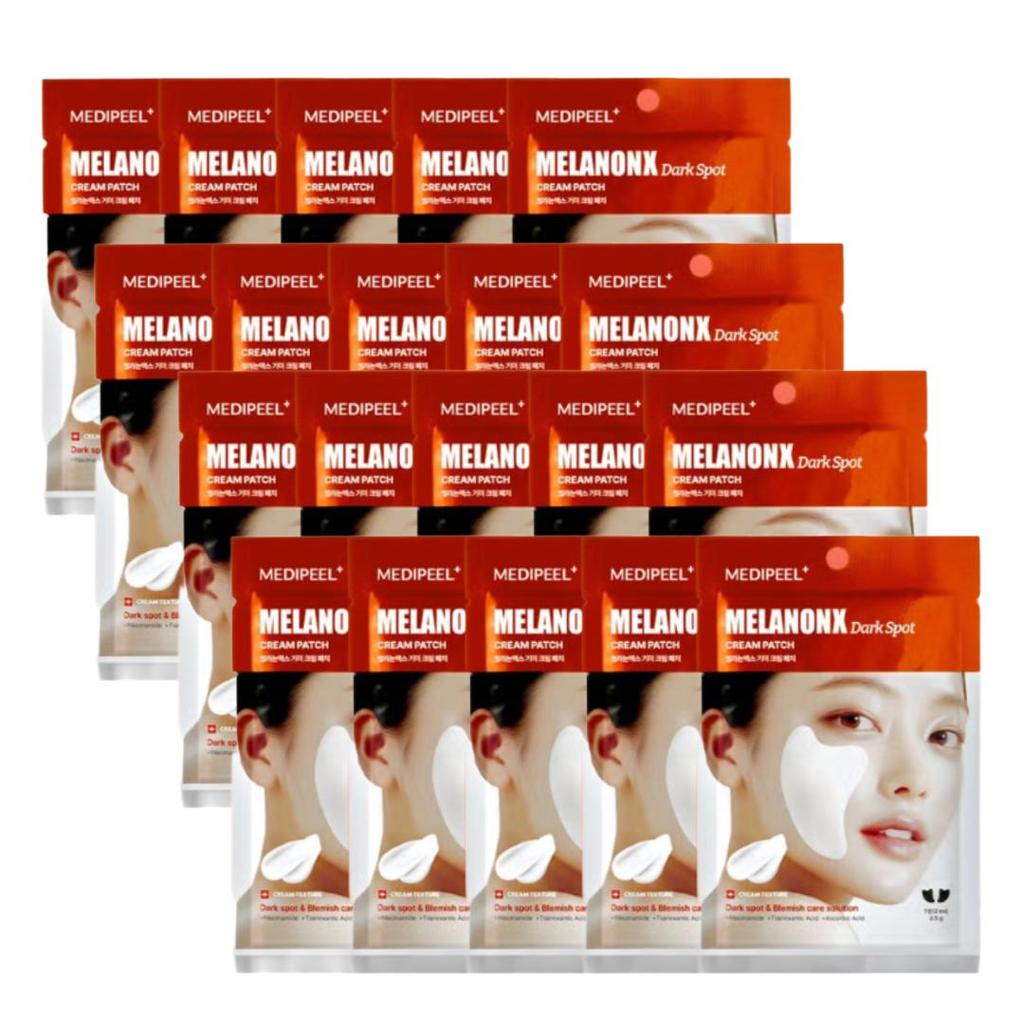 MEDI-PEEL Melanon X Blemish Cream Maska w plastrach 1 para (2 arkusze · 3,5 g) /  Krem na niedoskonałości pod oczy 20ml (11 Opcje)