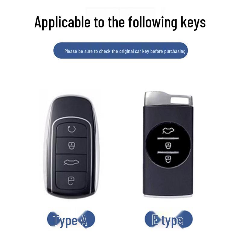 Tenet Tianneng Key Case T4/T7/T9: Stylish Metal Key Shell for Men & Women