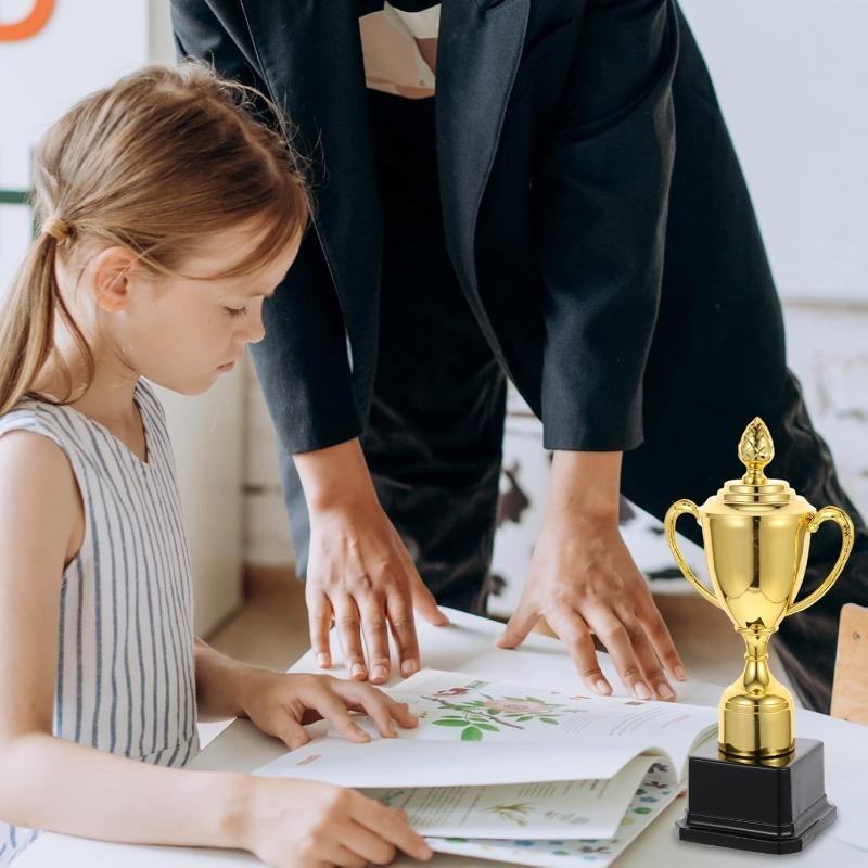 Gold Award Trophy Cup Large Trophy Props First Place Winner Award Trophies Prize Cup Toy for Party Favors Sports Event Game Rewards