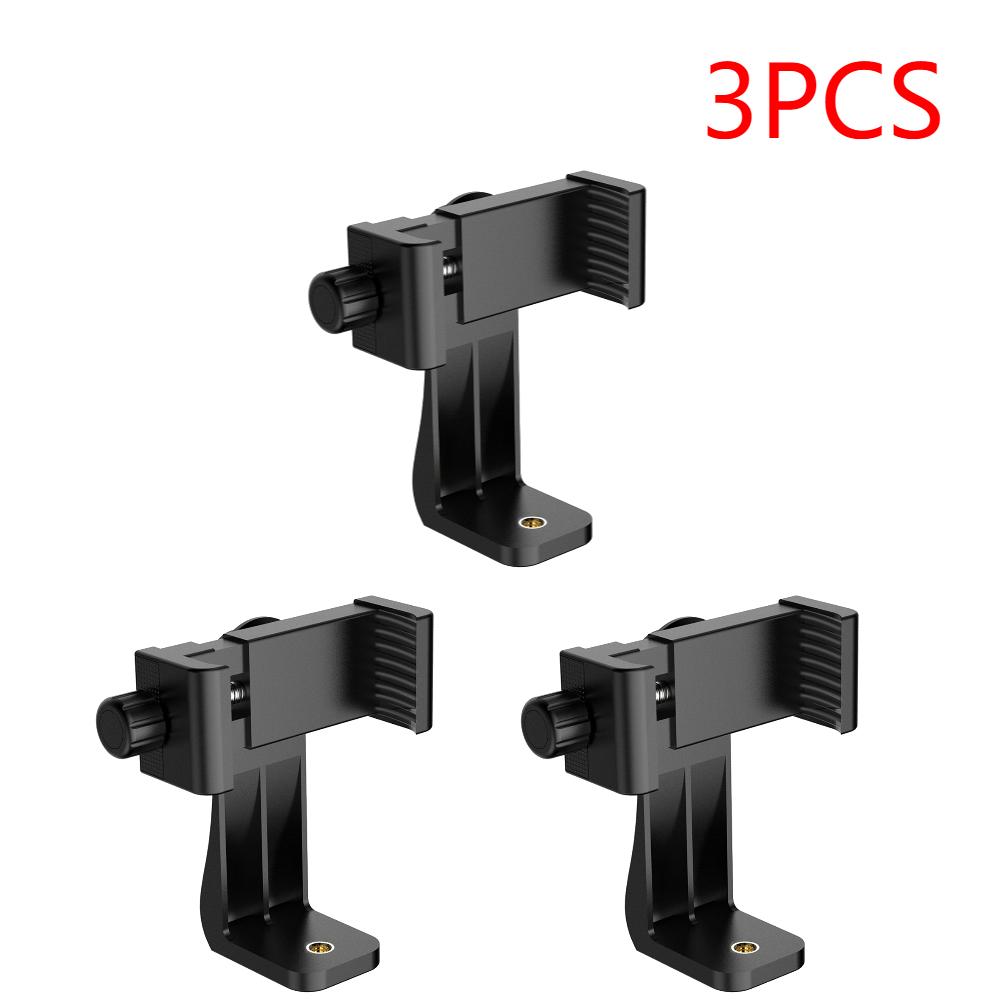 1-5pcs Universal Cell Phone Stand Vertical Bracket Tripod Mount Phone Clip Smartphone Clip Holder 360 for IPhone Selfie Stick