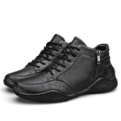 New High Quality Warm Winter Boots for Men 2024 All-match Men's Low Top Shoes Men's Shoes Genuine Leather Male Fashion Sneakers