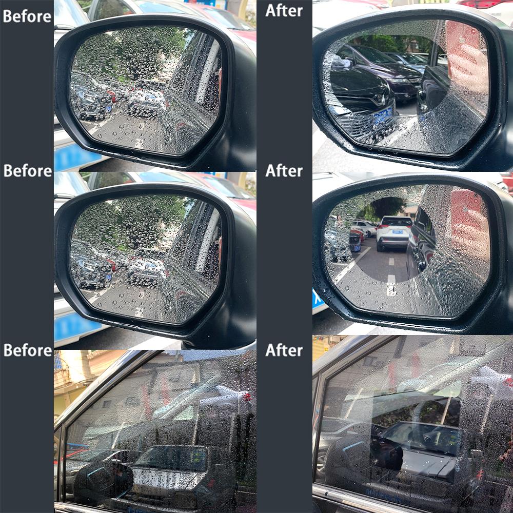 2PCS Car Sticker Rainproof Film Wholesale for Car Rearview Mirror Rain Film Clear Sight in Rainy Days Auto Sticker Accessories