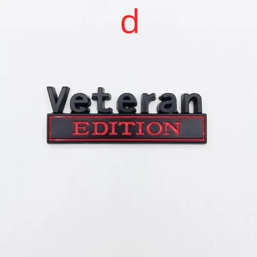 

Ветеранское издание, металлическая эмблема, значок, наклейка, солдатская наклейка для J/eep F/ord C/hevrolet C/hevy S/ilverado D/odge R/AM H/ummer d