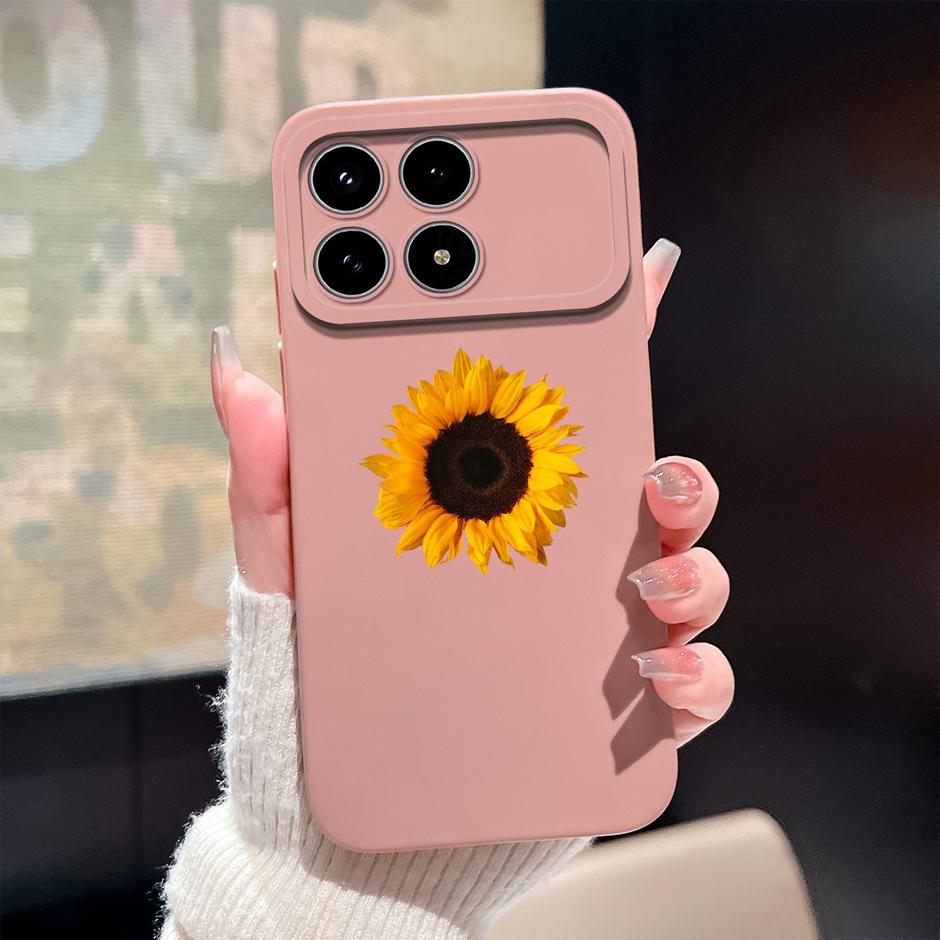 For Xiaomi Poco F8 Pro Ultra Cases Pretty Sweet Girls Liquid Silicone Full Protective Bumper Cover For Poco F8Pro F8Ultra Fundas