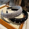 Women's Jewel Stud Hairband Headband Hair Ornament Cubic Hairband Pretty Headband