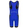 Girls Wrestling Singlet Color Block Patchwork Jumpsuit