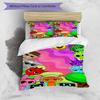 3pcs SPRUNKI9 Design Cover Set - HD Printed Bedding with 1 Cover and 2 Pillowcases - Perfect for Home and Dorm Decor