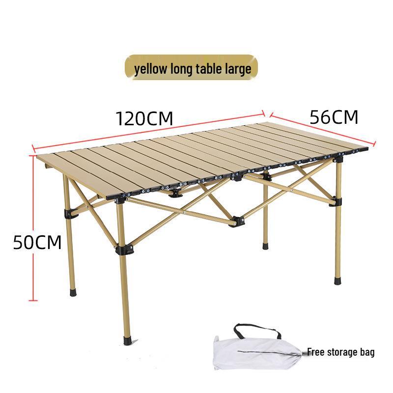 Portable Folding Outdoor Table: Ideal for Camping, Fishing, Picnics, and Barbecues. Lightweight and Easy To Carry.