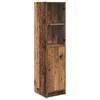 Highboard Reclaimed Wood 35 X 37 X 142 Cm Engineered Wood