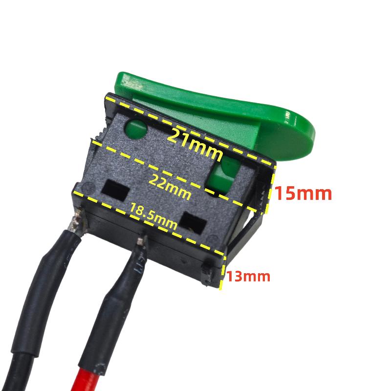 5Pcs Car Boat Automotive RV DIY Accessories Mini Rocker Switch 24V ON OFF Switch With Wire 3A Toggle Switch
