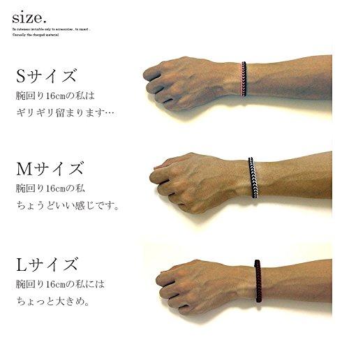 Colan Colan S-Guard Fita Anti-Static Negative Ion Black x Water L (approx. 20.5cm)