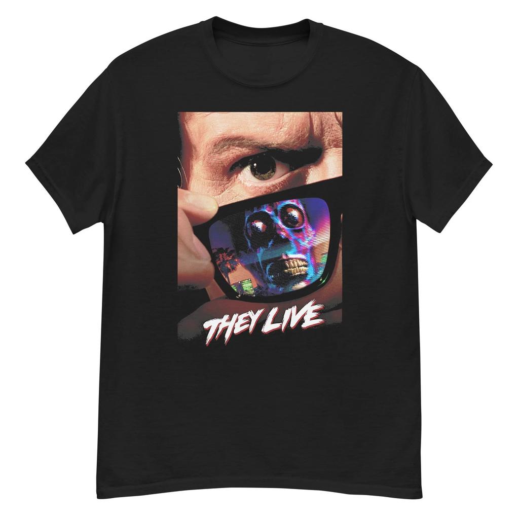 They Live (1988) John Carpenter fan art t-shirt