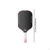 Pickleball Paddle Portable Carbon Fiber for Kids Indoor Outdoor Use Exercise white